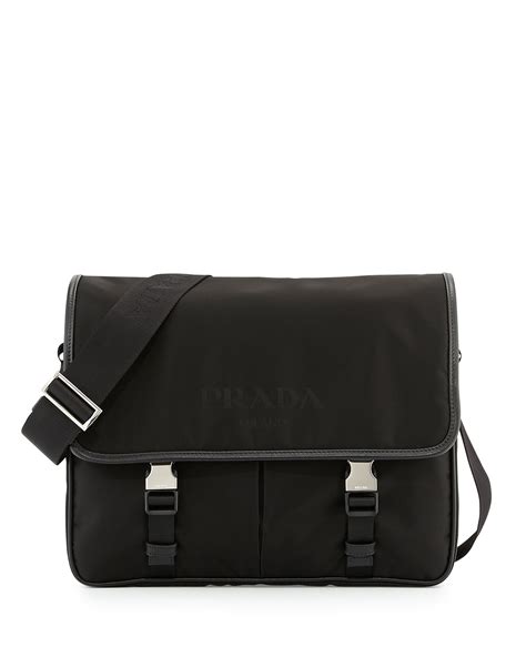 prada jersey brown mens bag